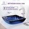 Anzzi Kuku Deco-Glass Vessel Sink in Blazing Blue S128 - alternate 2